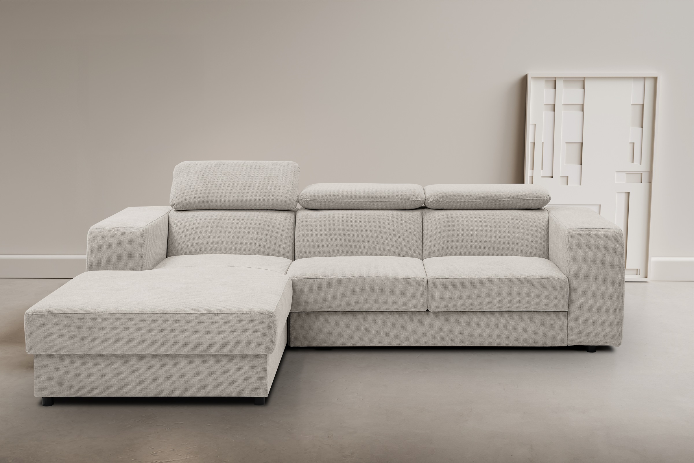 WERK2 Ecksofa »Cherry, modernes Sofa mit Komfortfunktionen, Breite 270cm, L günstig online kaufen