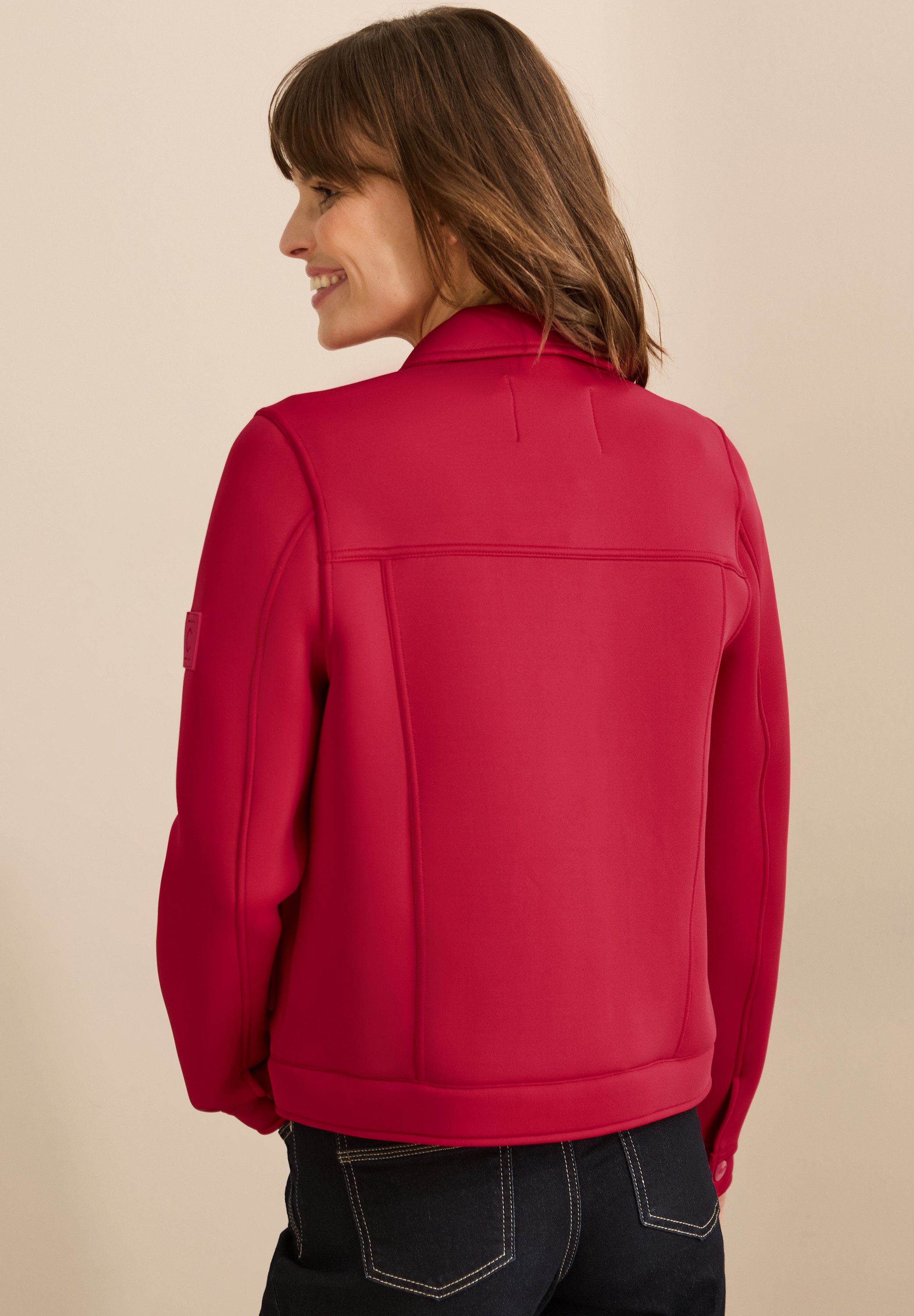 Cecil Kurzjacke, ohne Kapuze, aus elastischem Materialmix günstig online kaufen