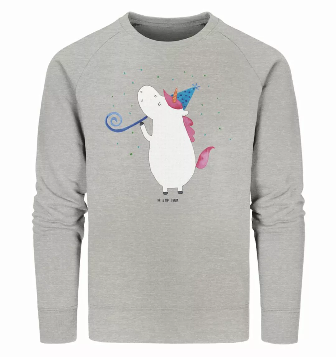 Mr. & Mrs. Panda Longpullover Größe L Einhorn Party - Heather Grey - Gesche günstig online kaufen