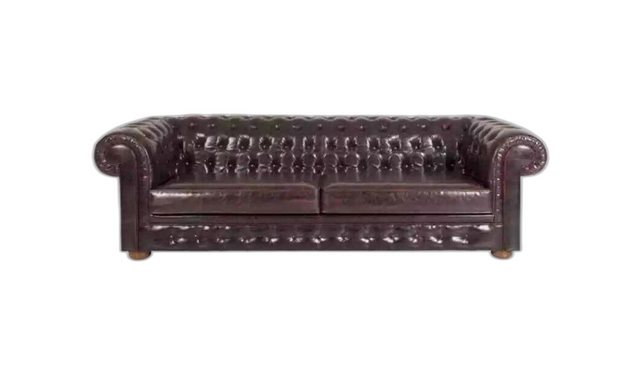 Xlmoebel 3-Sitzer Chesterfield Stil Premium Polster Sitzmöbel Sofa Braun, 1 günstig online kaufen