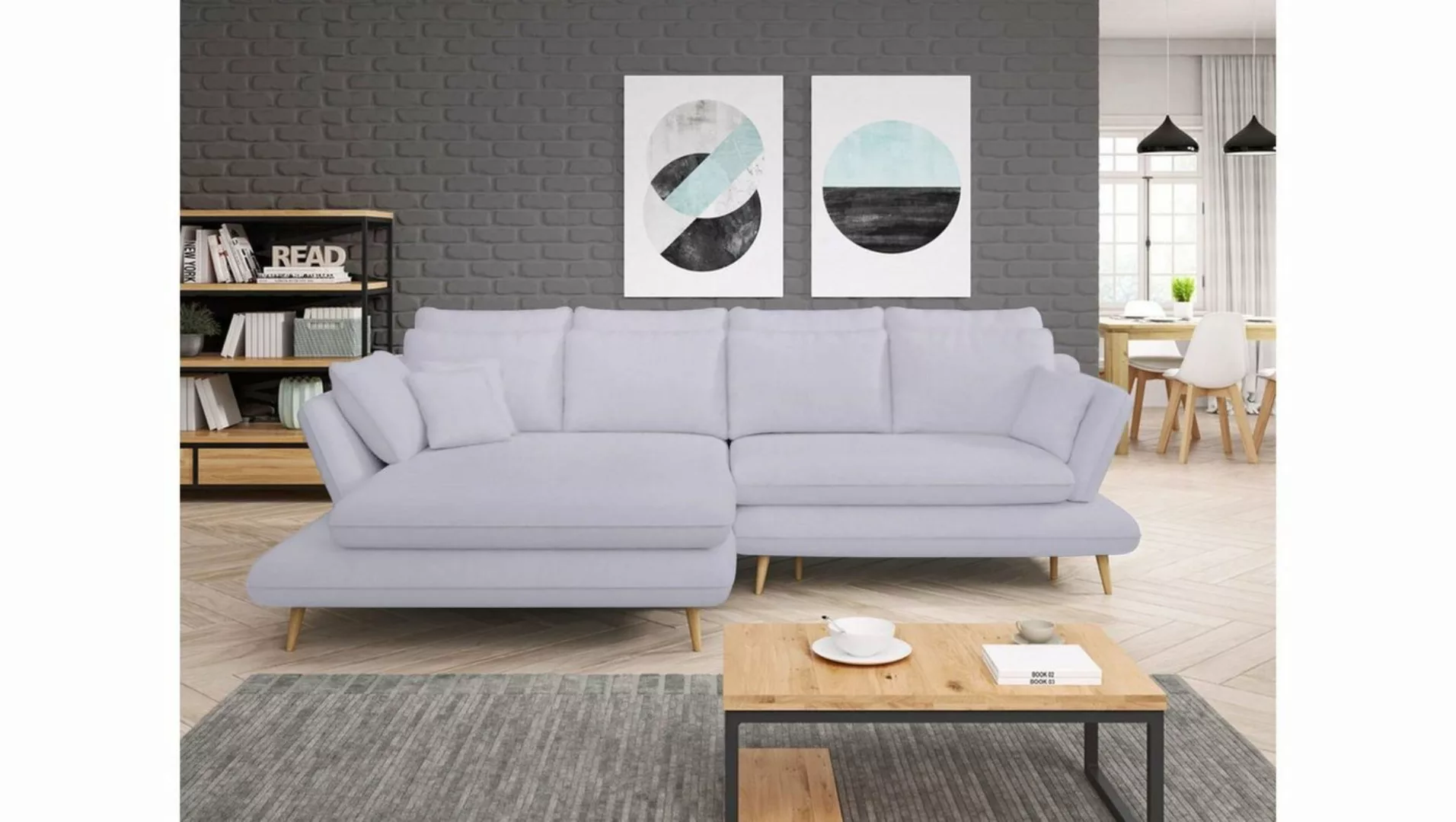 Stylefy Ecksofa Mondino, L-Form, Eckcouch, Design günstig online kaufen