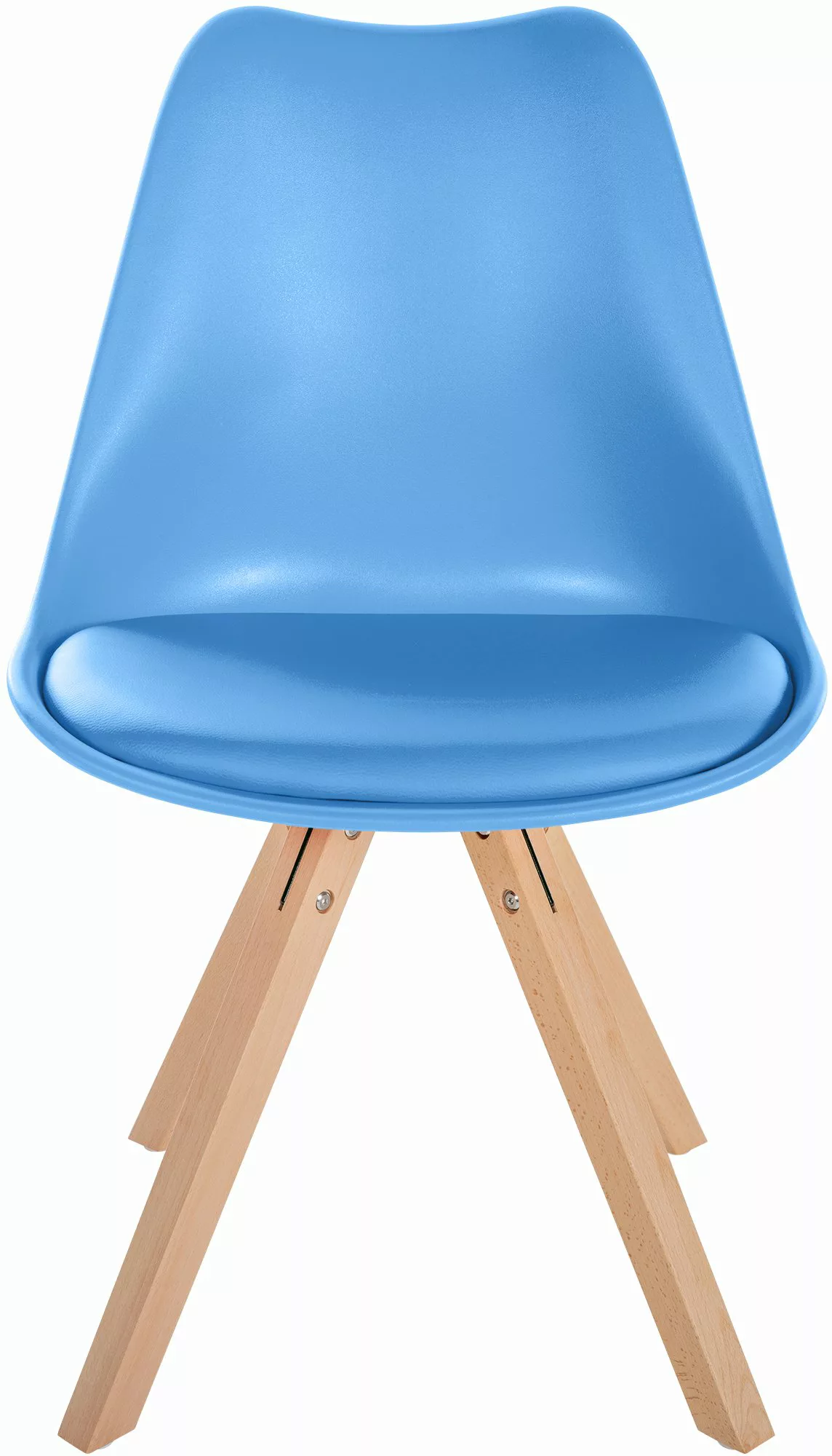 Stuhl Sofia Kunststoff Square Hellblau günstig online kaufen