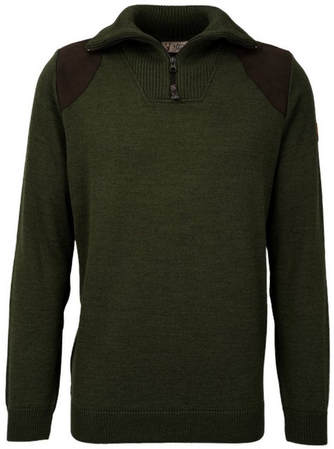 Hubertus® Hunting Troyer Hubertus® Strick-Troyerpullover oliv/braun Jagdpul günstig online kaufen