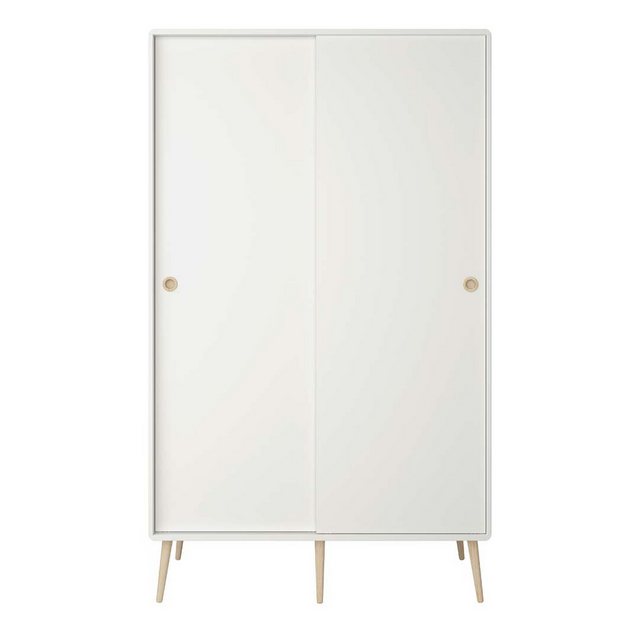 ebuy24 Kleiderschrank Softline Kleiderschrank 2 Schiebetüren Weiß. günstig online kaufen