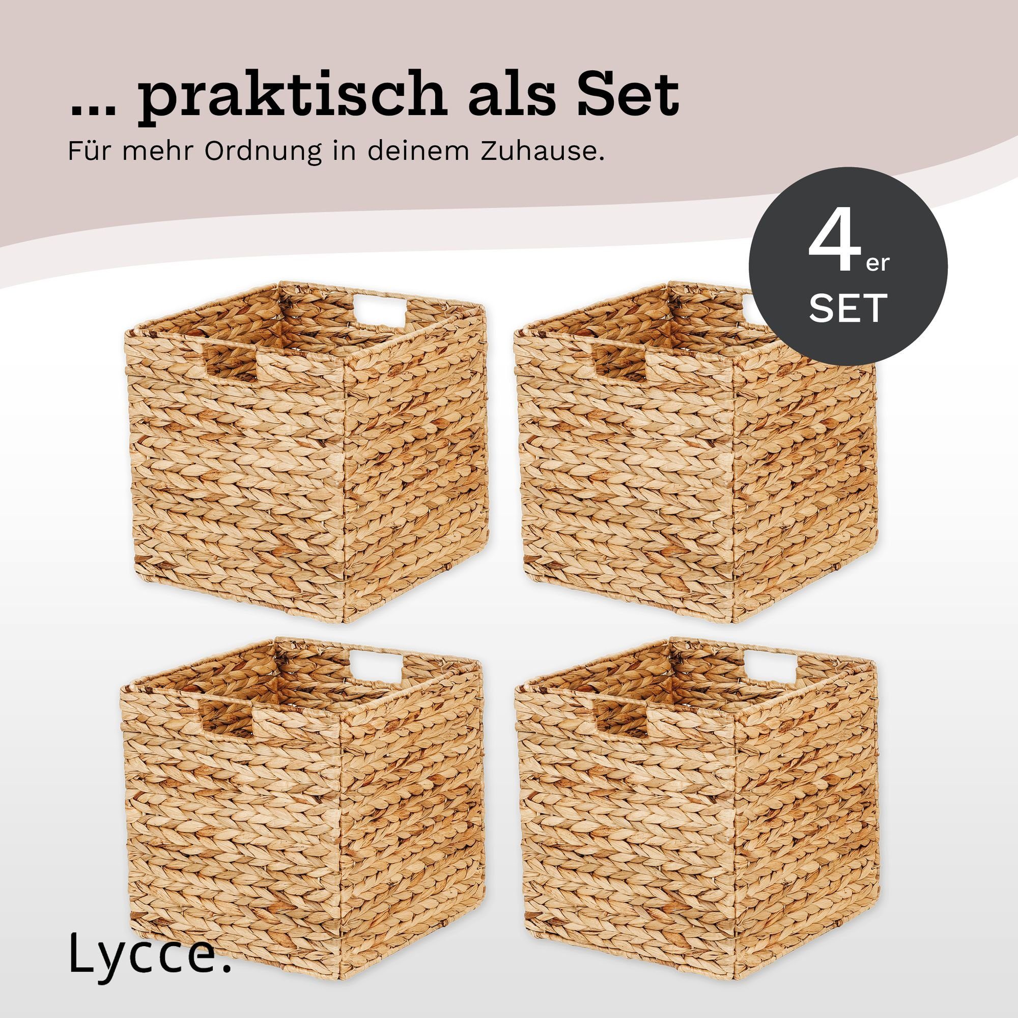 Lycce Regalkorb Kallax Einsatz Aufbewahrungskorb Quader günstig online kaufen