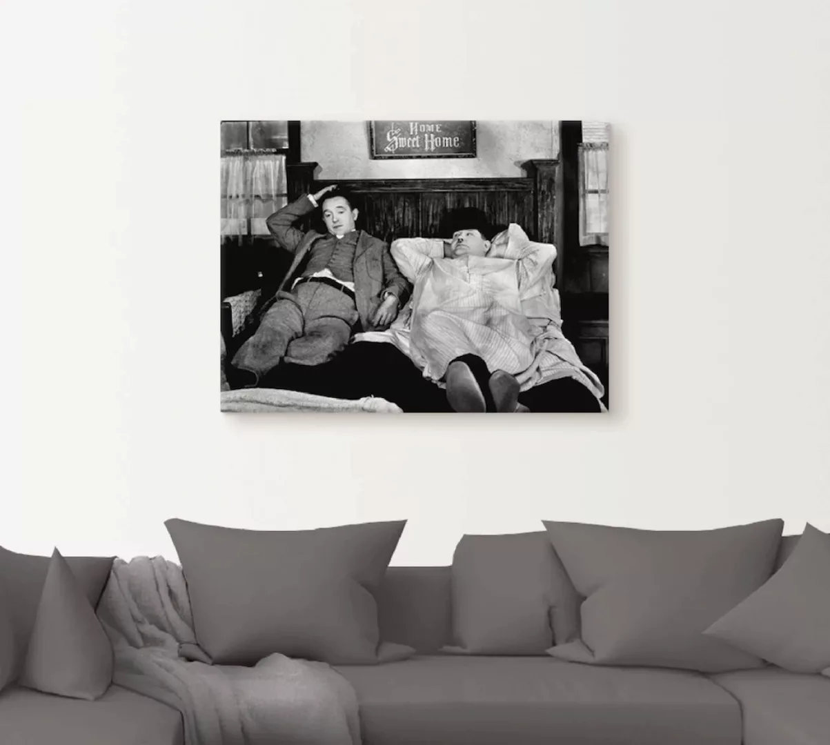 Artland Wandbild "Dick und Doof I", Stars, (1 St.), als Alubild, Outdoorbil günstig online kaufen