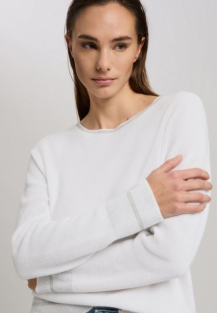 MARC AUREL Strickpullover Strick white varied günstig online kaufen