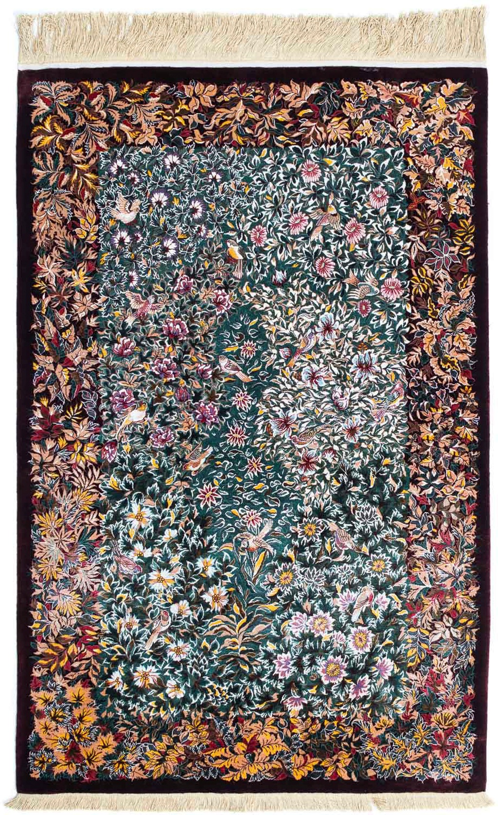 morgenland Orientteppich »Perser - Ghom - 120 x 78 cm - dunkelrot«, rechtec günstig online kaufen