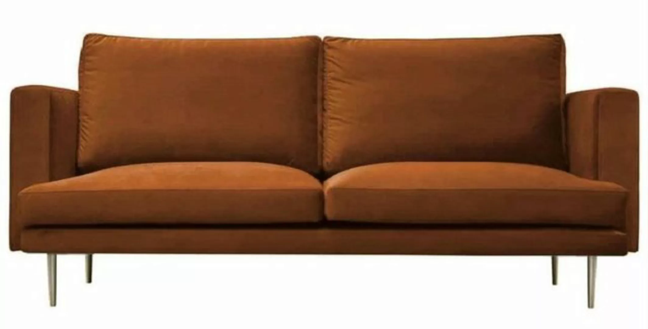 Xlmoebel Sofa Kreatives Dreisitzer-Sofa in Orange aus Stoff für das Wohnzim günstig online kaufen