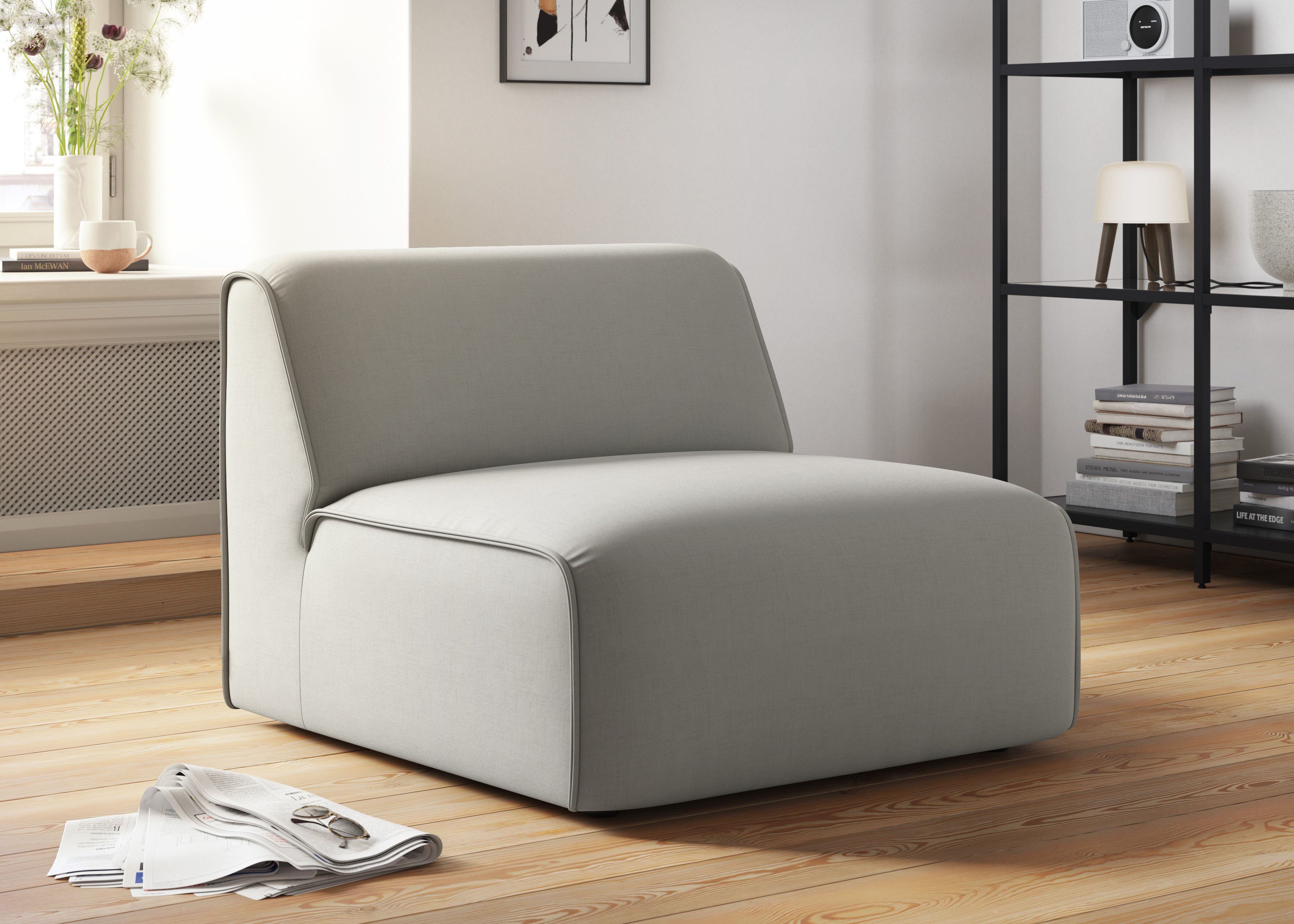 RAUM.ID Sessel "Merid Sofa-Mittelelement, Maße B/T/H: 84/97/46 cm", als Mod günstig online kaufen