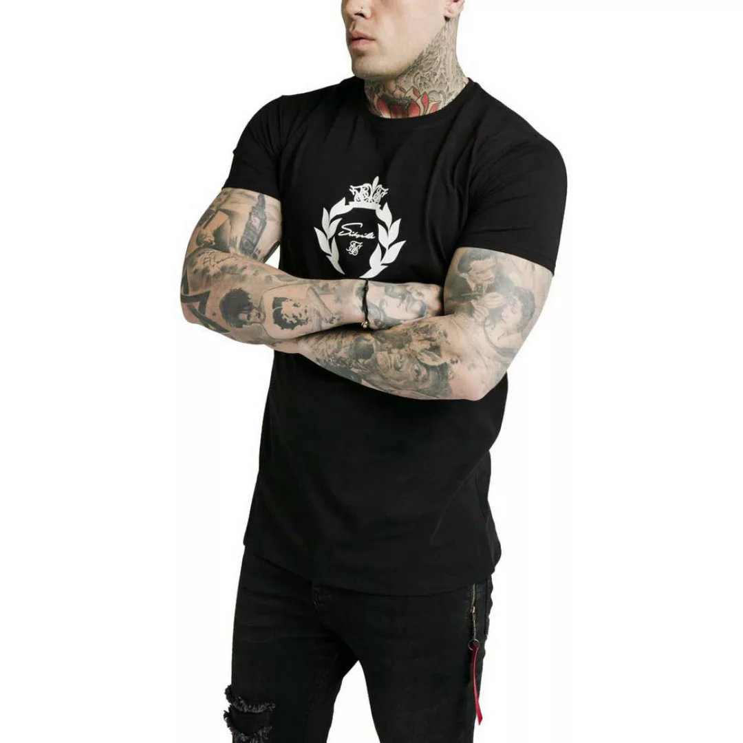 Siksilk Prestige Glow Gym Kurzärmeliges T-shirt L Black günstig online kaufen