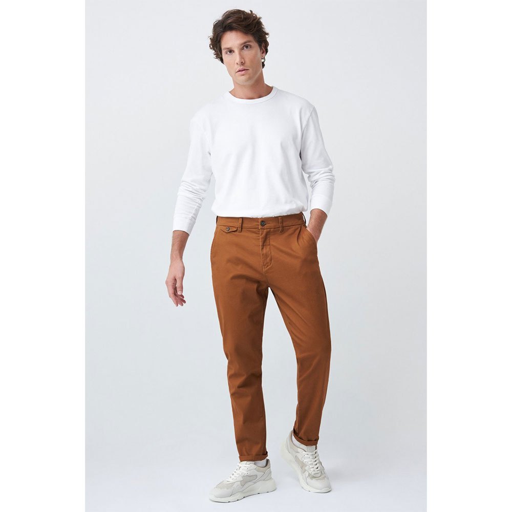 Salsa Jeans 125599-111 / S-repel Tapered Trousers Hose 33 Brown günstig online kaufen