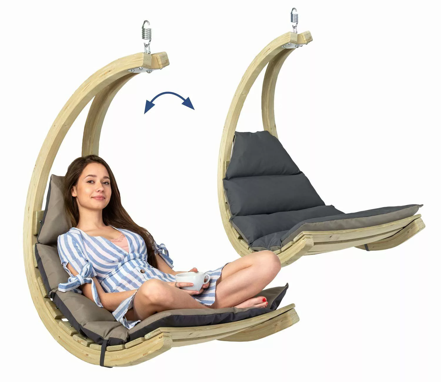 Amazonas Hängesessel Hängesessel Swing Chair anthracite günstig online kaufen