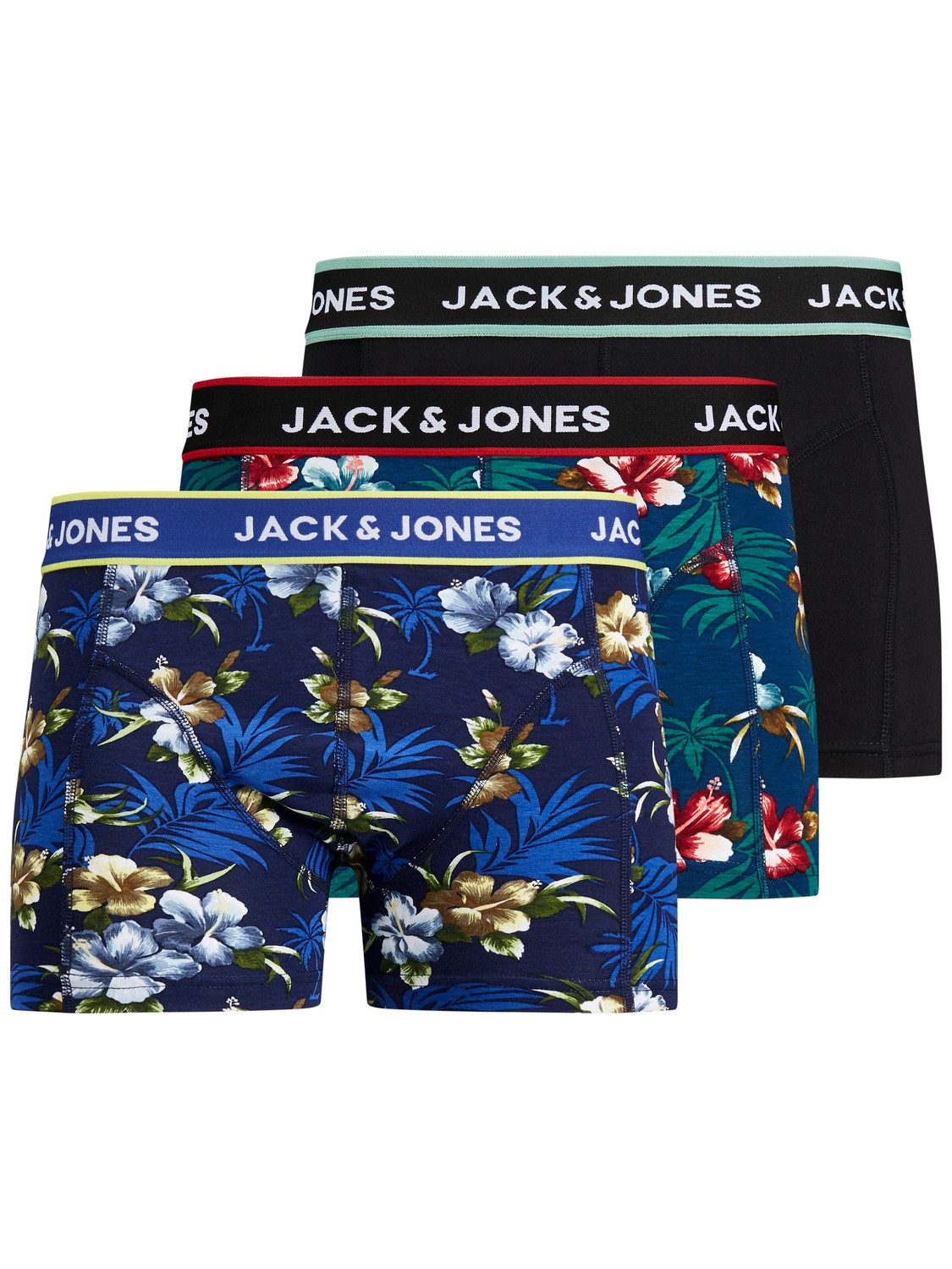 Jack & Jones Trunk "JACFLOWER mit Blumenprint und elastischem Bund", (Packu günstig online kaufen