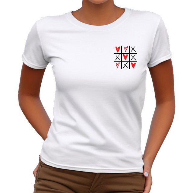 Banco T-Shirt Damen Tic Tac Toe Sommer Unifarben Unifarben günstig online kaufen