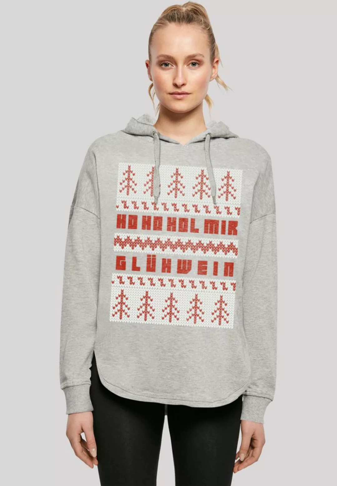 F4NT4STIC Kapuzenpullover "Ho Ho Hol mir Glühwein Weihnachten", Print günstig online kaufen