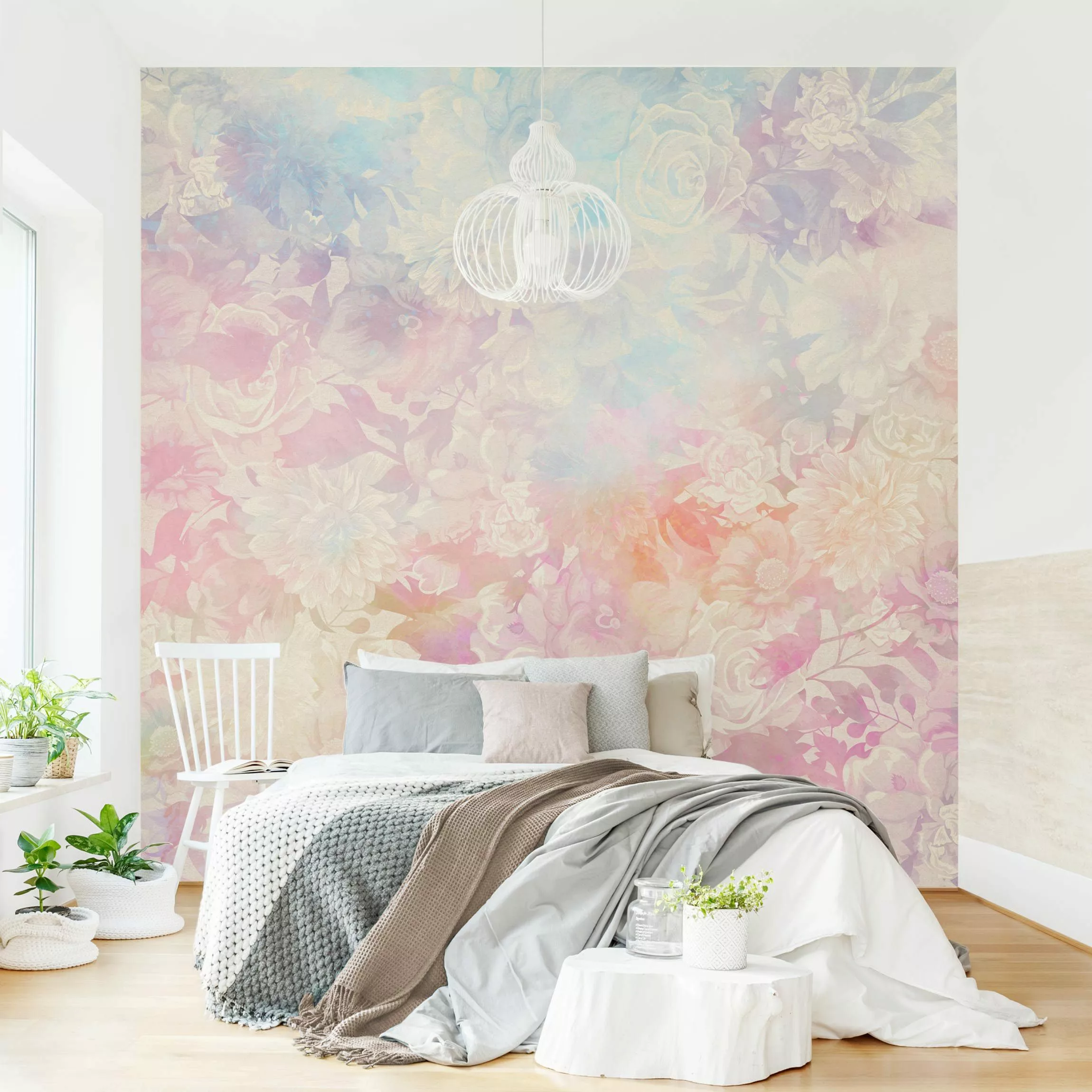 Fototapete Zarter Blütentraum in Pastell günstig online kaufen