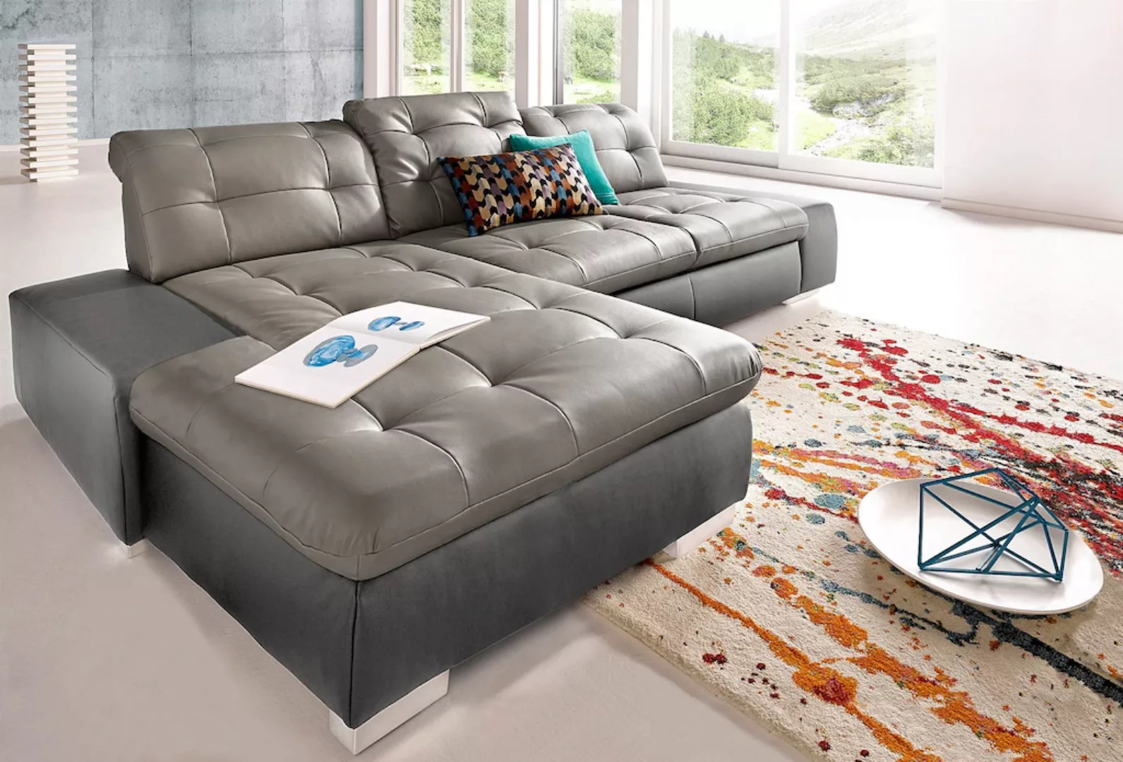 DOMO collection Ecksofa "Star L-Form", wahlweise mit Bettfunktion günstig online kaufen