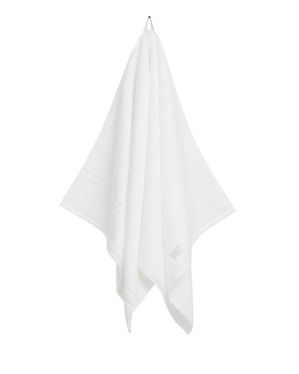 GANT Duschtuch, Organic Premium Towel - 70x140 cm, Frottee Weiß günstig online kaufen
