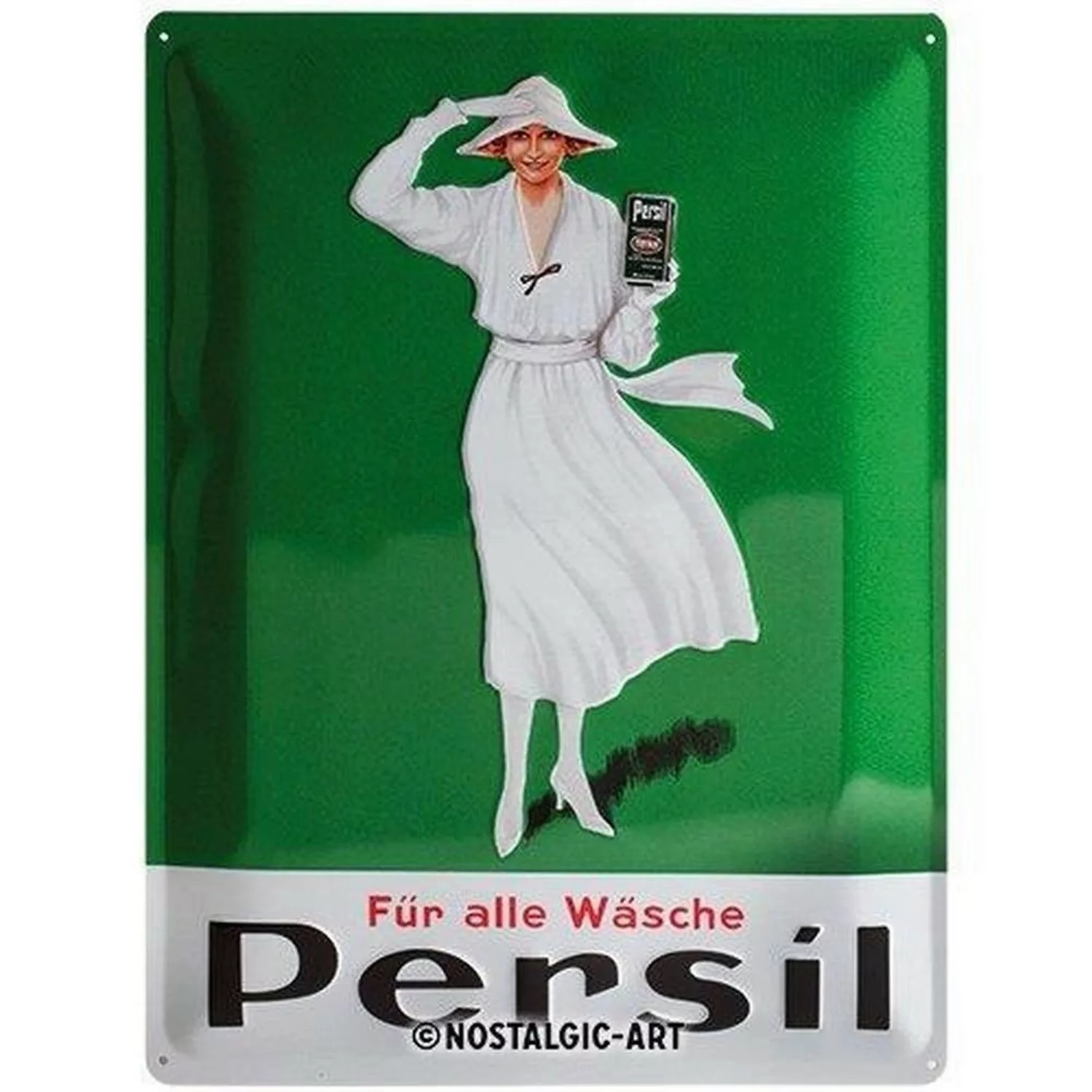 Nostalgic-Art Blechschild 30 x 40 cm - Persil - Weiße Dame Grün günstig online kaufen