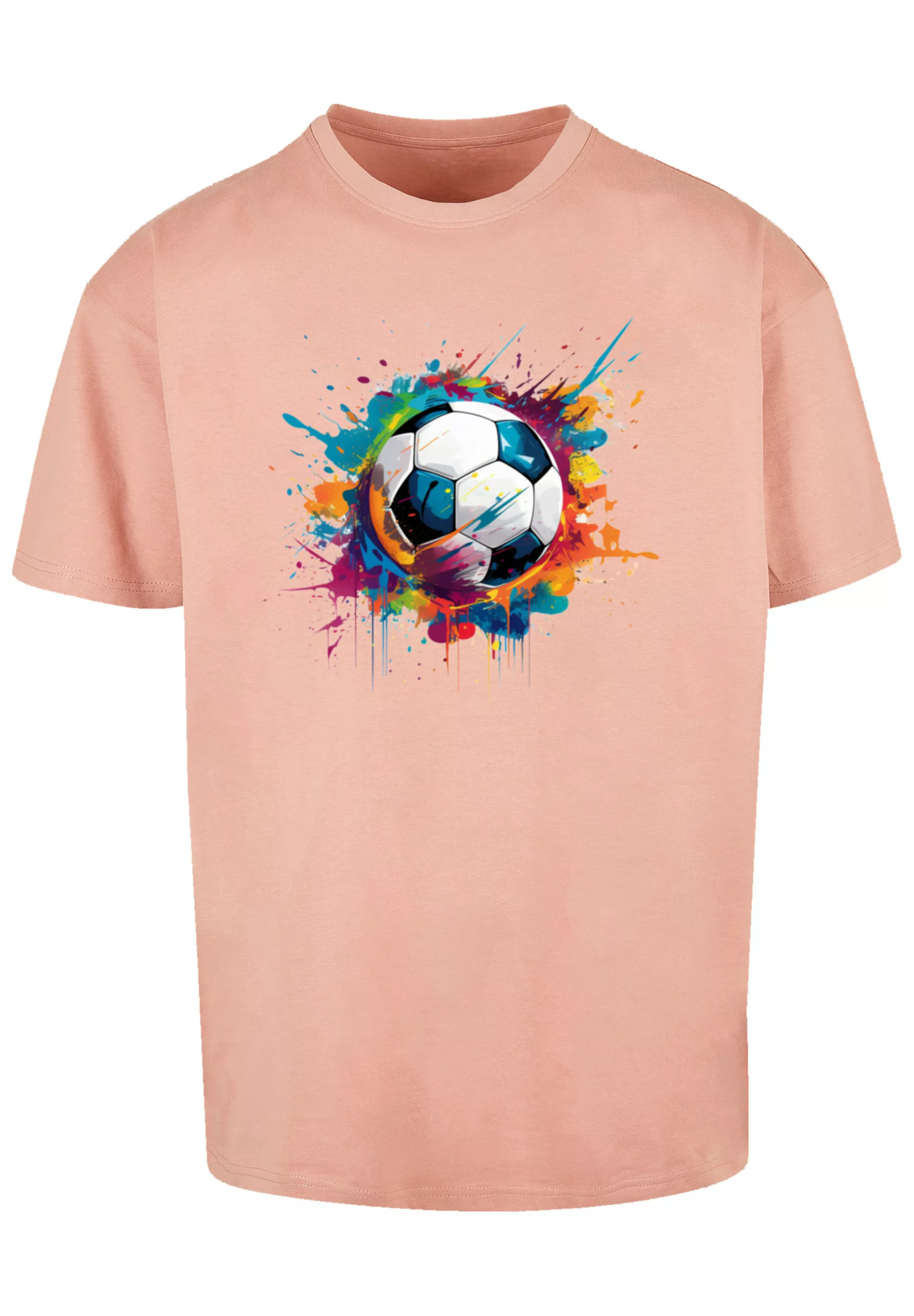 F4NT4STIC T-Shirt "Bunte Fußball Grafik", Premium Qualität günstig online kaufen