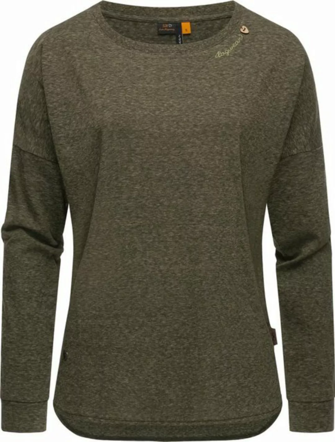 Ragwear Langarmshirt "Shimona Long", stylisches Damen Shirt in melierter Op günstig online kaufen