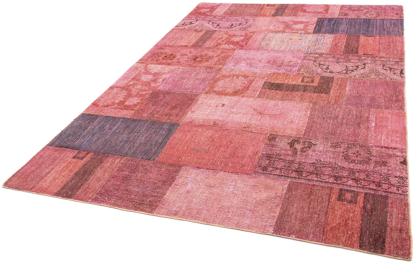 morgenland Teppich »Patchwork - 237 x 166 cm - mehrfarbig«, rechteckig, Woh günstig online kaufen
