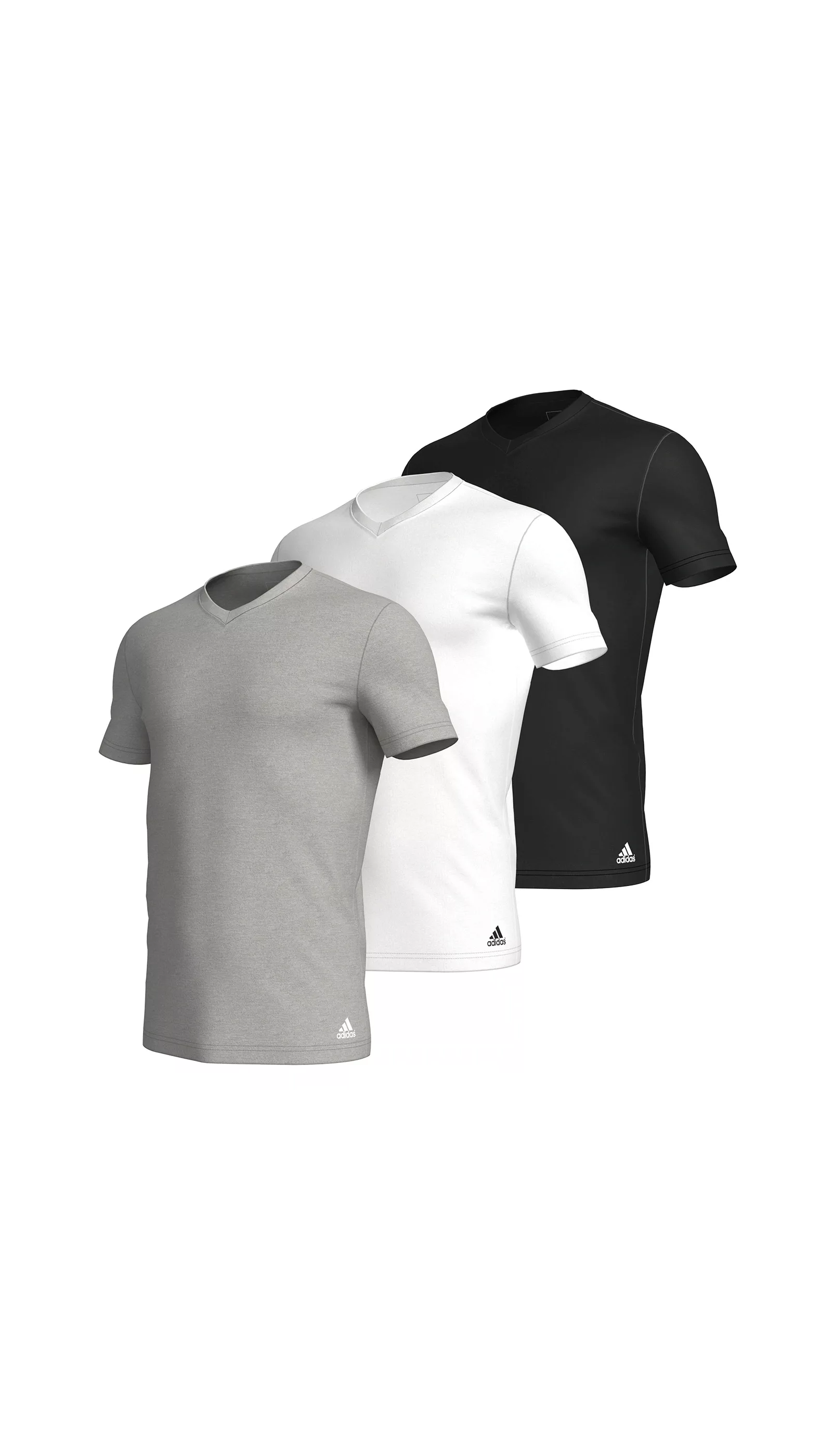 adidas Sportswear T-Shirt "Active Flex Cotton" (3er-Pack) mit V-Ausschnitt günstig online kaufen