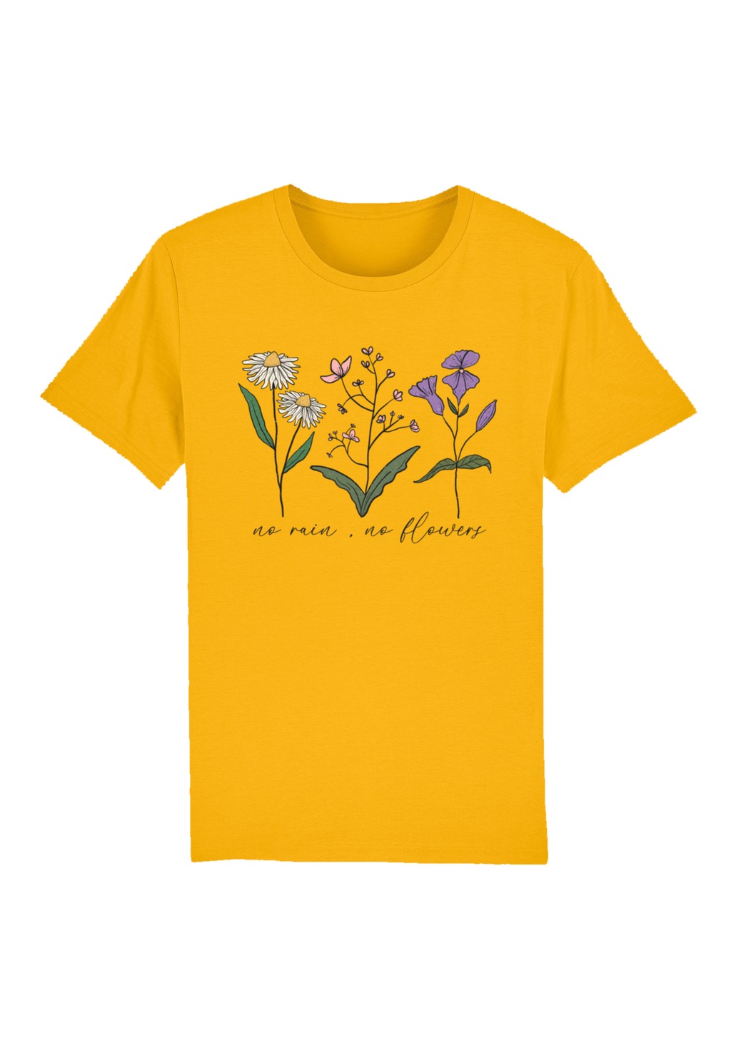 F4NT4STIC T-Shirt "Blumen no rain no Blumens", Premium Qualität günstig online kaufen