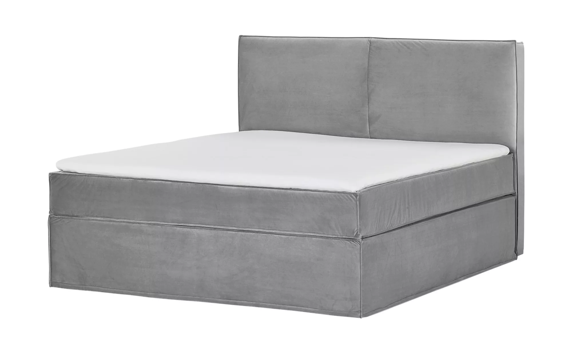 Boxi Boxspringbett 160 x 200 cm mit trendigem Keder Boxi Urban ¦ grau ¦ Maß günstig online kaufen