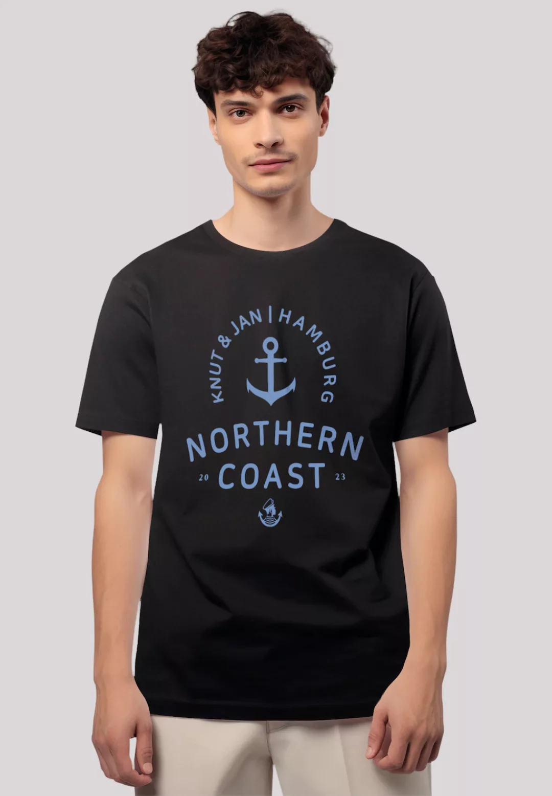 F4NT4STIC T-Shirt "Nordsee Knut & Jan Hamburg", Premium Qualität günstig online kaufen