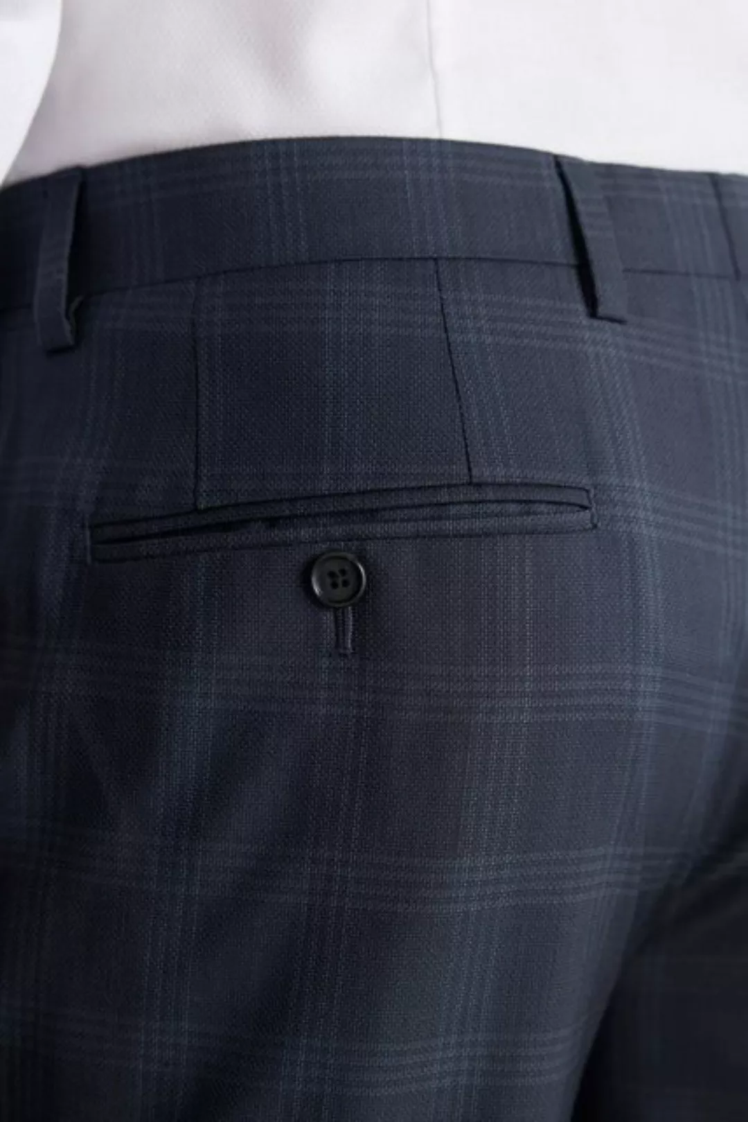 Next Anzughose Signature Slim Fit Anzughose mit Karomuster (1-tlg) günstig online kaufen