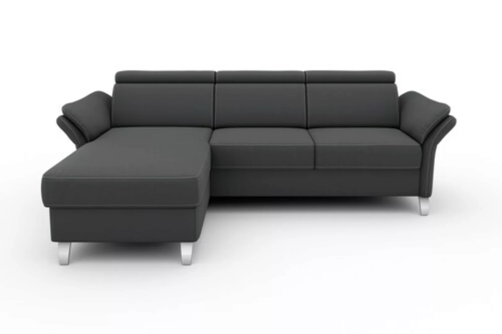 sit&more Ecksofa »Vincenzo L-Form«, inklusive Kopfteilverstellung, wahlweis günstig online kaufen