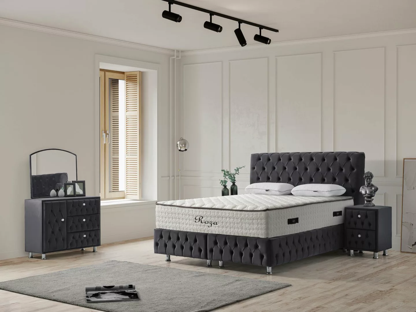 Sitheim-Europe Boxspringbett Design Saphira Bett inkl Matratze günstig online kaufen