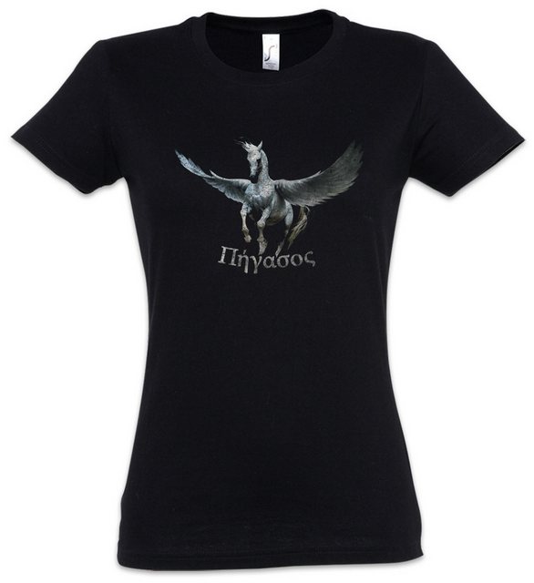 Urban Backwoods Print-Shirt Pegasus I Damen T-Shirt Flying Pegasi Pferd Hor günstig online kaufen