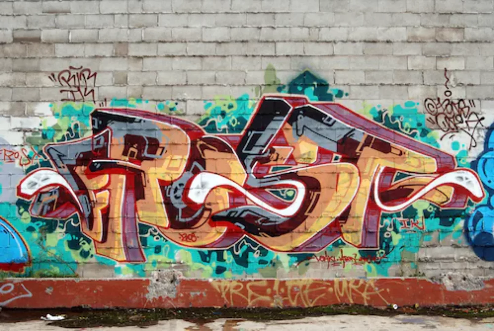 Papermoon Fototapete »Graffiti Street Art« günstig online kaufen