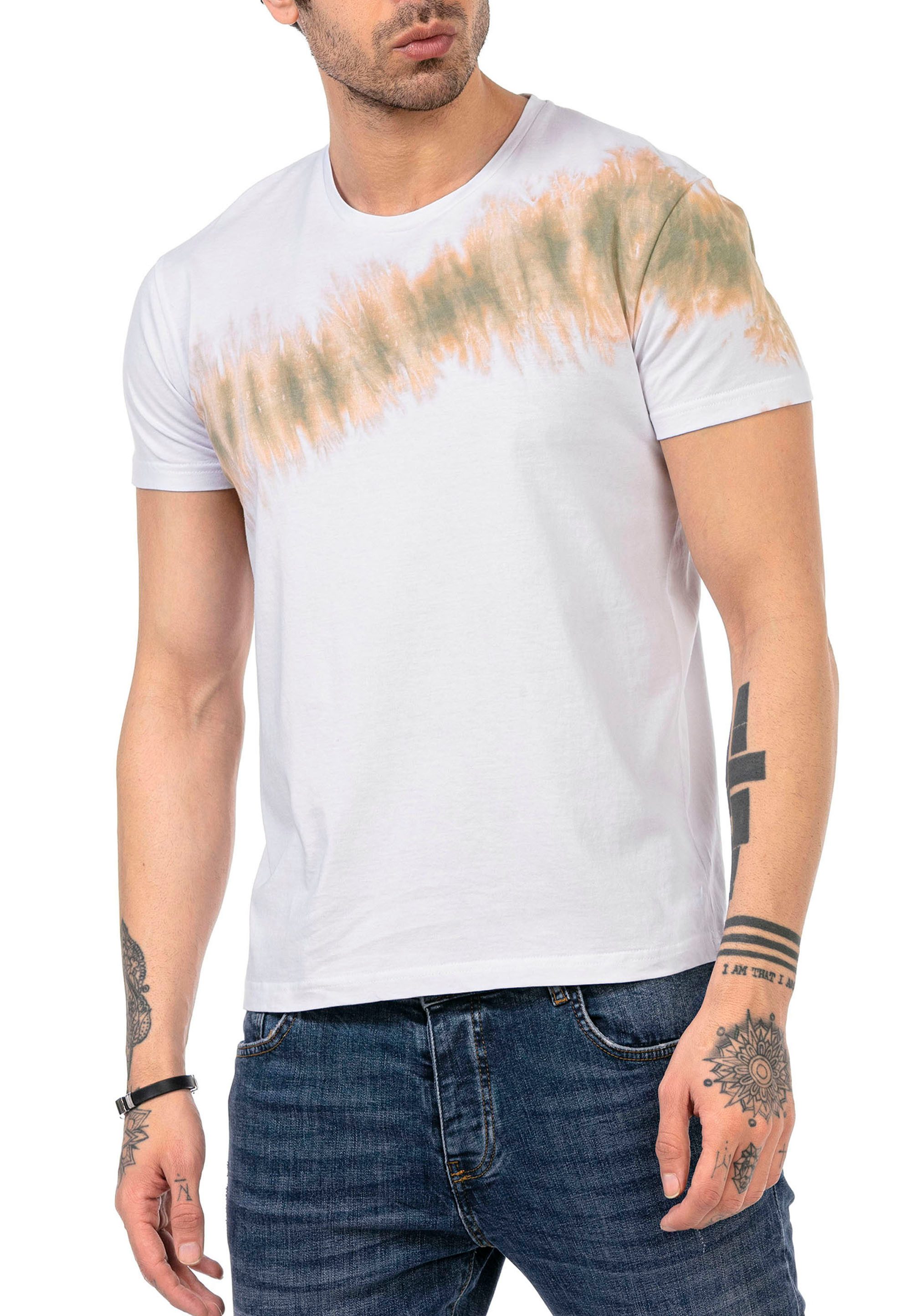 RedBridge T-Shirt mit einzigartigem Batik-Design – günstig online kaufen