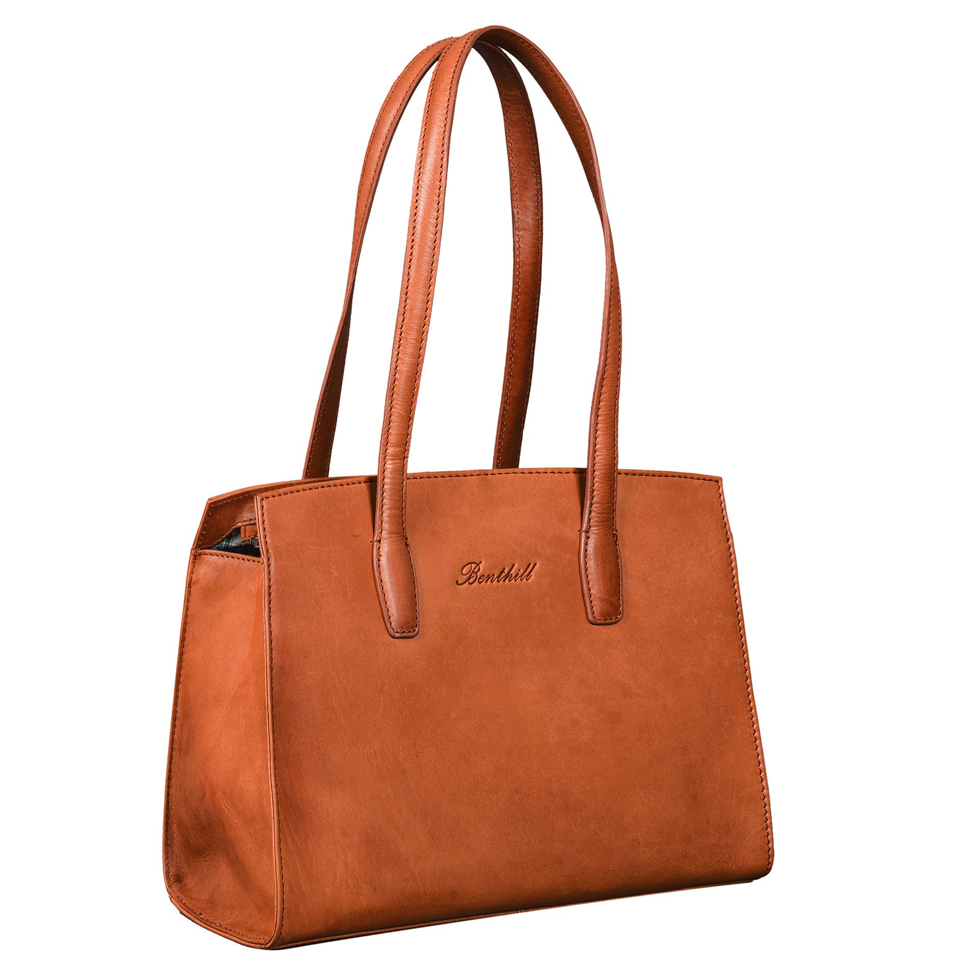 Benthill Henkeltasche Damen Echt Leder Henkeltasche günstig online kaufen