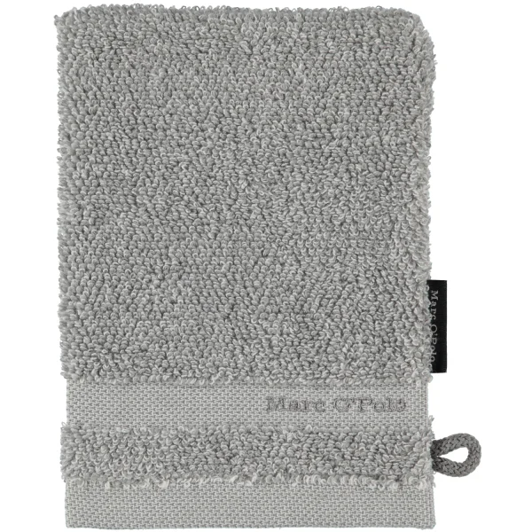 Marc o Polo Melange - Farbe: grey/white - Waschhandschuh 16x21 cm günstig online kaufen