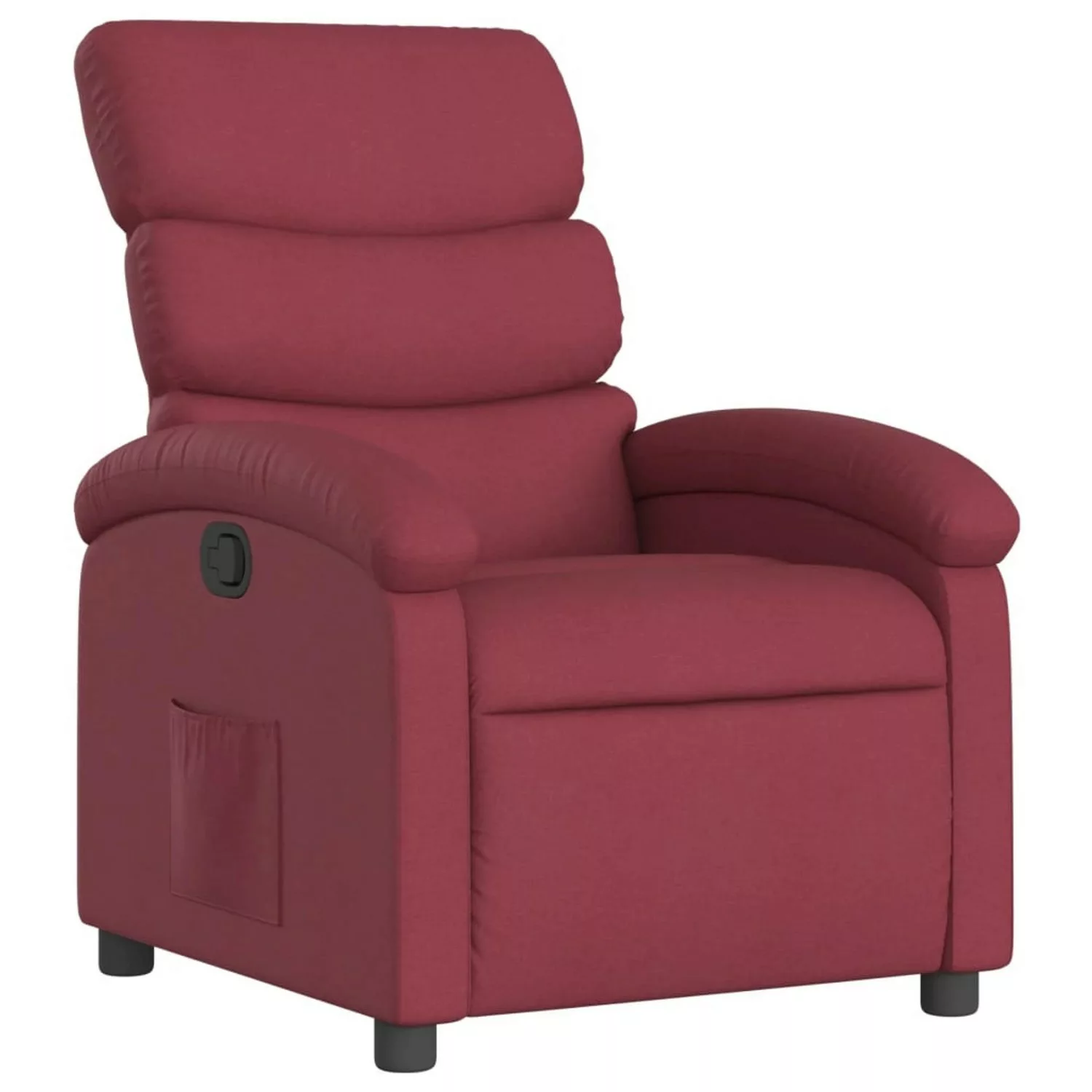 vidaXL Relaxsessel Weißrot Stoff Modell 53 günstig online kaufen