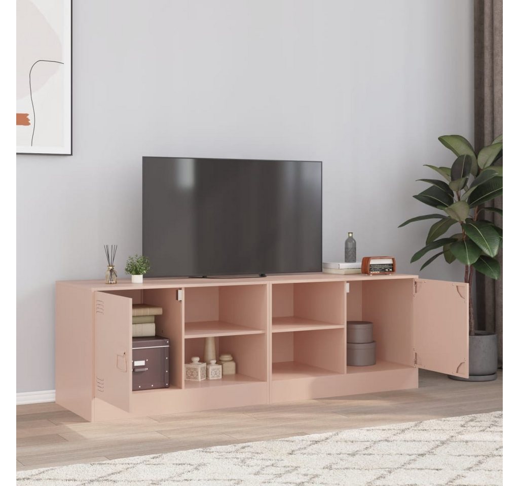 vidaXL TV-Schrank TV-Schränke 2 Stk. Rosa 67x39x44 cm Stahl günstig online kaufen