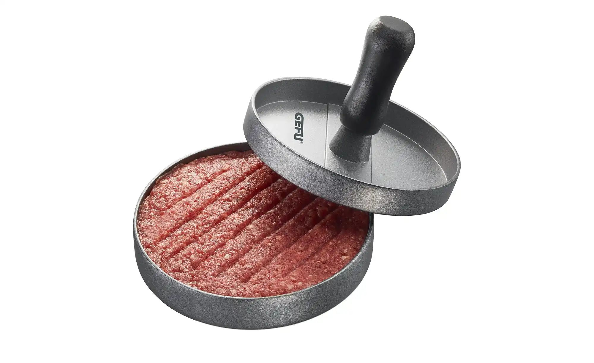 Burgerpresse  BBQ ¦ grau ¦ Aluminium ¦ Maße (cm): B: 11,8 H: 9,3 Küchenzube günstig online kaufen