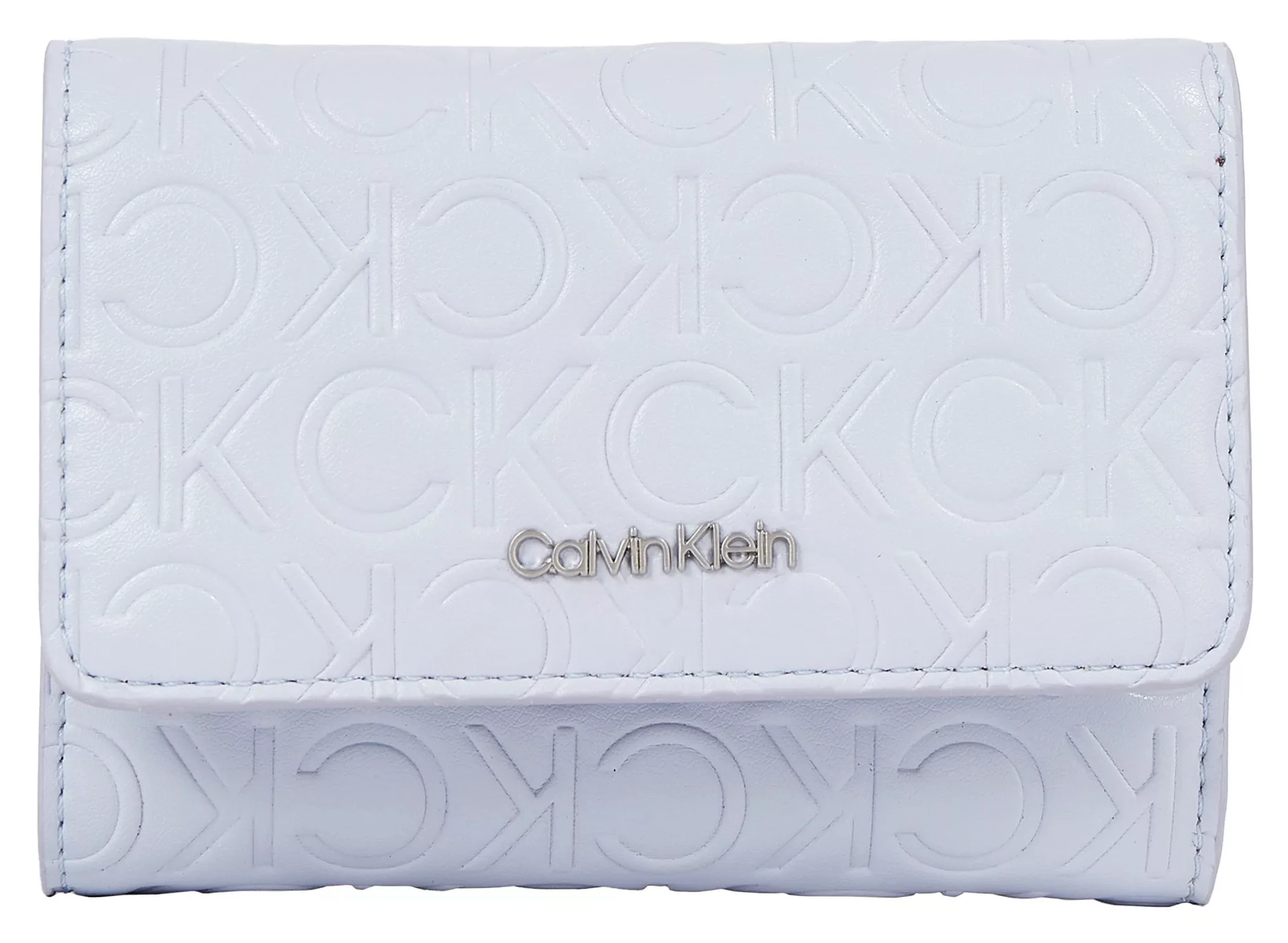 Calvin Klein Geldbörse "CK MUST TRIFOLD SM EMB", mit Allover Logo Prägung günstig online kaufen