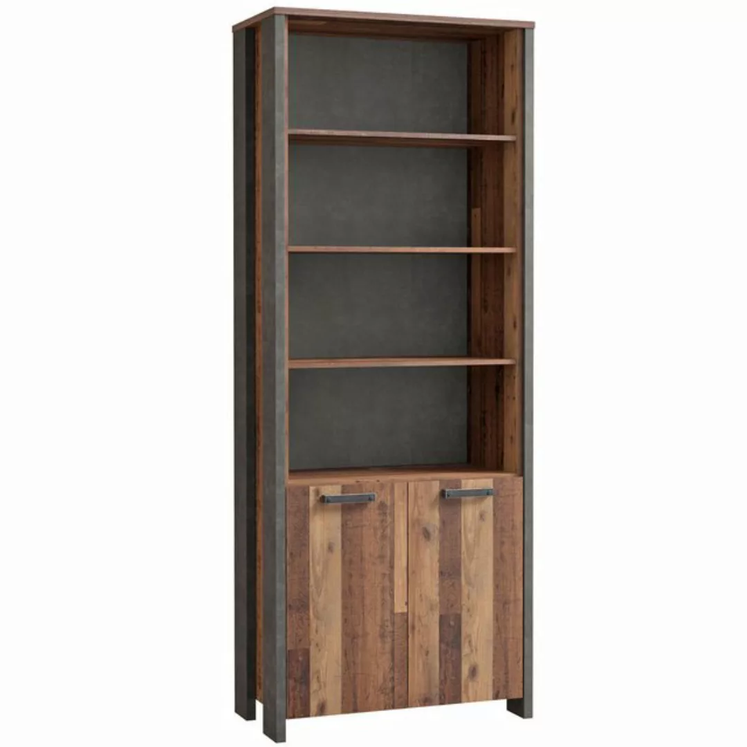 expendio Aktenschrank Cedric 101 Old Wood Vintage Nb. / Betonoptik dunkelgr günstig online kaufen