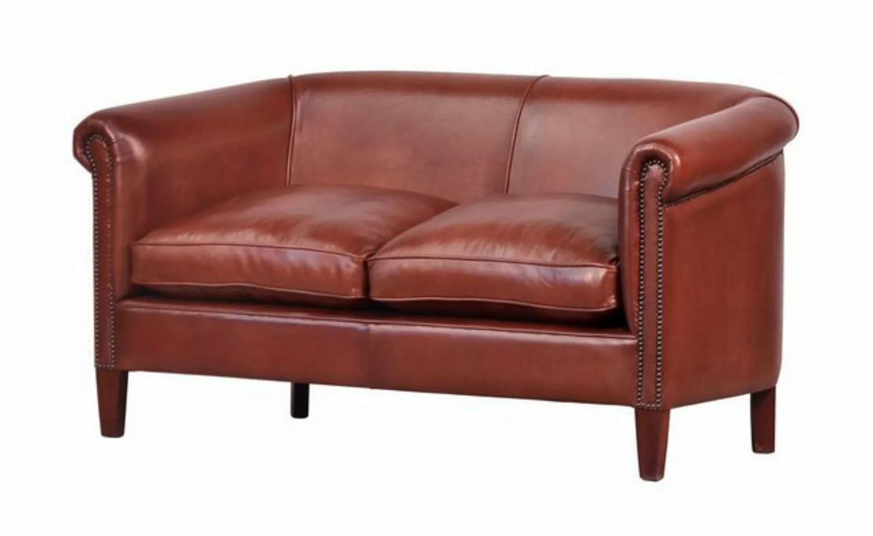 Kai Wiechmann Sofa Clubsofa 2-Sitzer Rindsleder günstig online kaufen