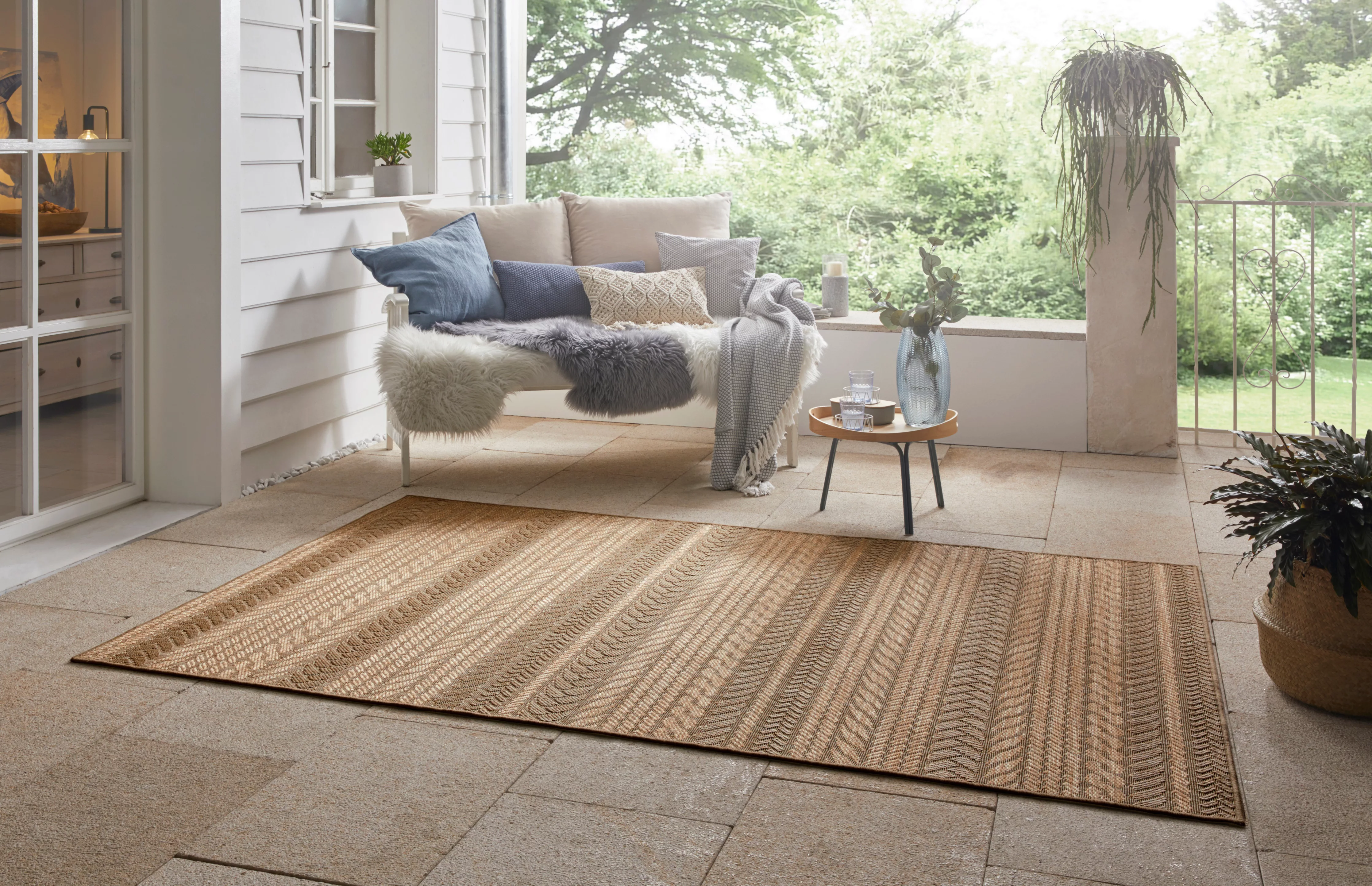 NORTHRUGS Teppich »Granado«, rechteckig, 6 mm Höhe, In- und Outdoor, Sisal günstig online kaufen