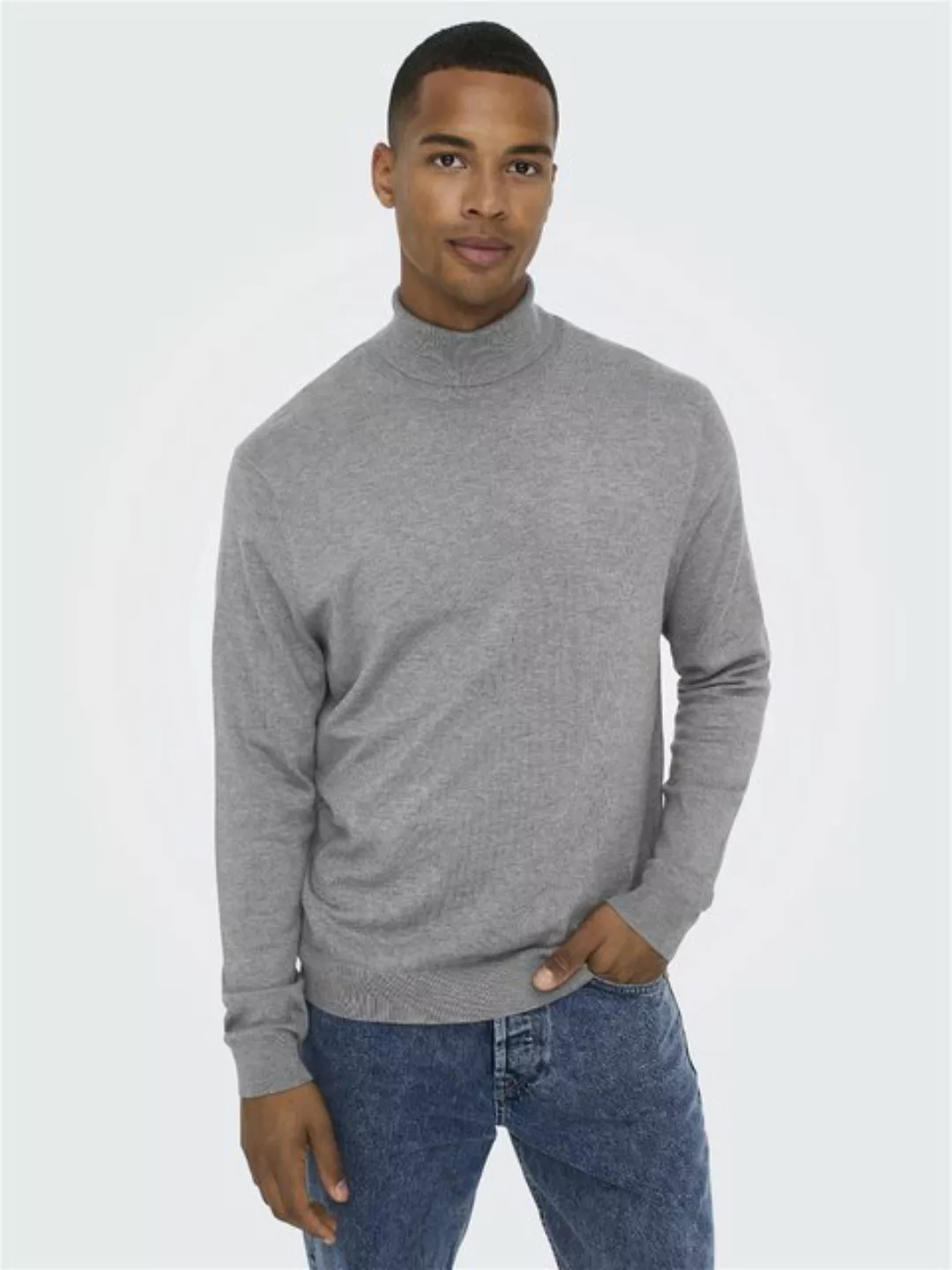 Only & Sons Herren Pullover ONSWYLER LIFE ROLL NECK - Regular Fit günstig online kaufen