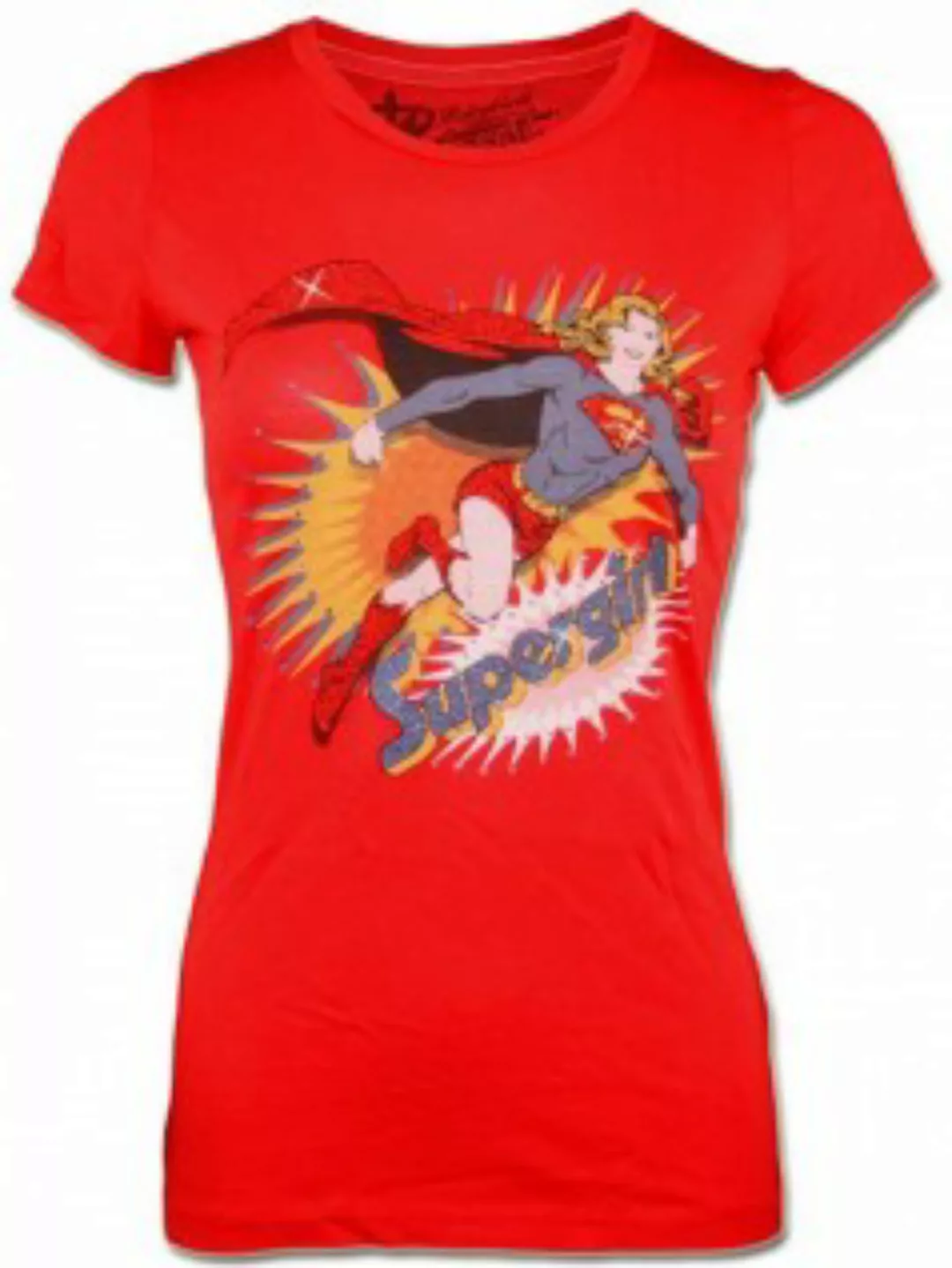 Outpost Damen Strass Shirt Supergirl (M) günstig online kaufen