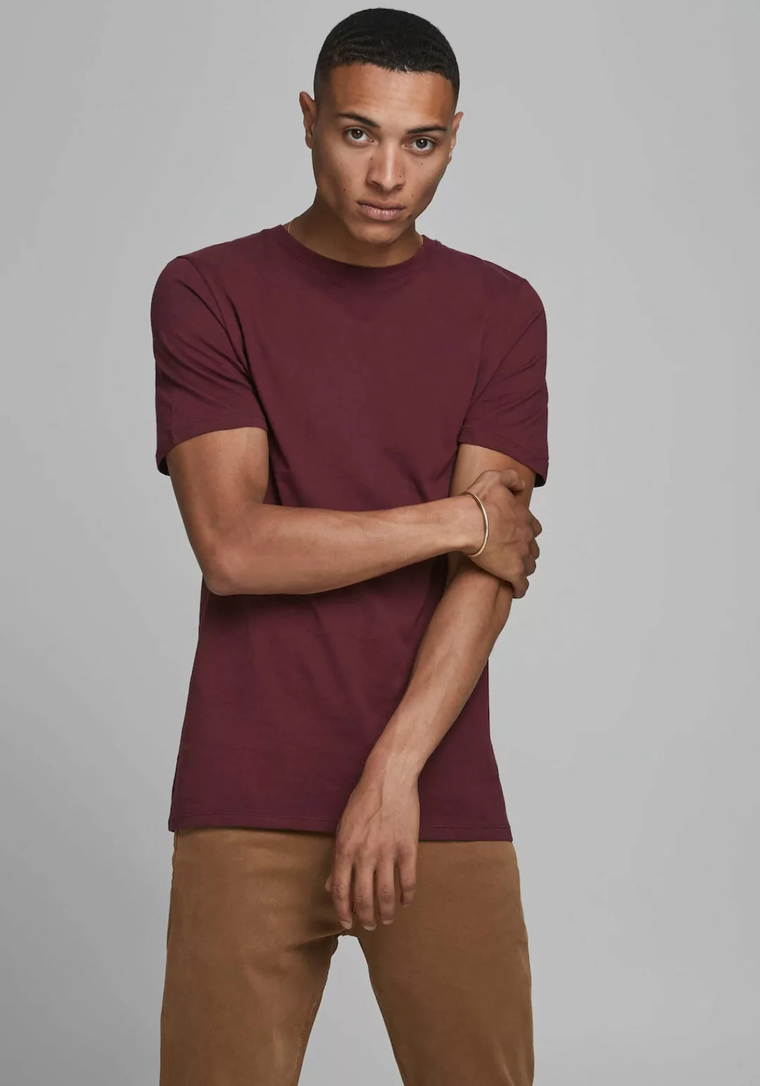 Jack & Jones Rundhalsshirt "JJEORGANIC BASIC TEE SS O-NECK NOOS" günstig online kaufen