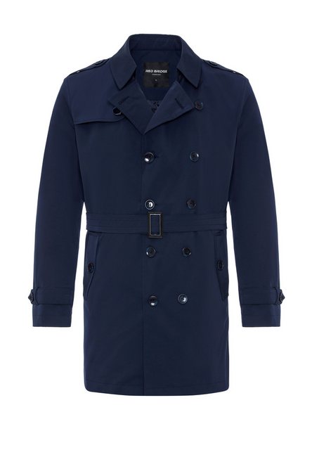 RedBridge Trenchcoat mit Gürtel und doppelreihigem Design Casual Doppelreih günstig online kaufen